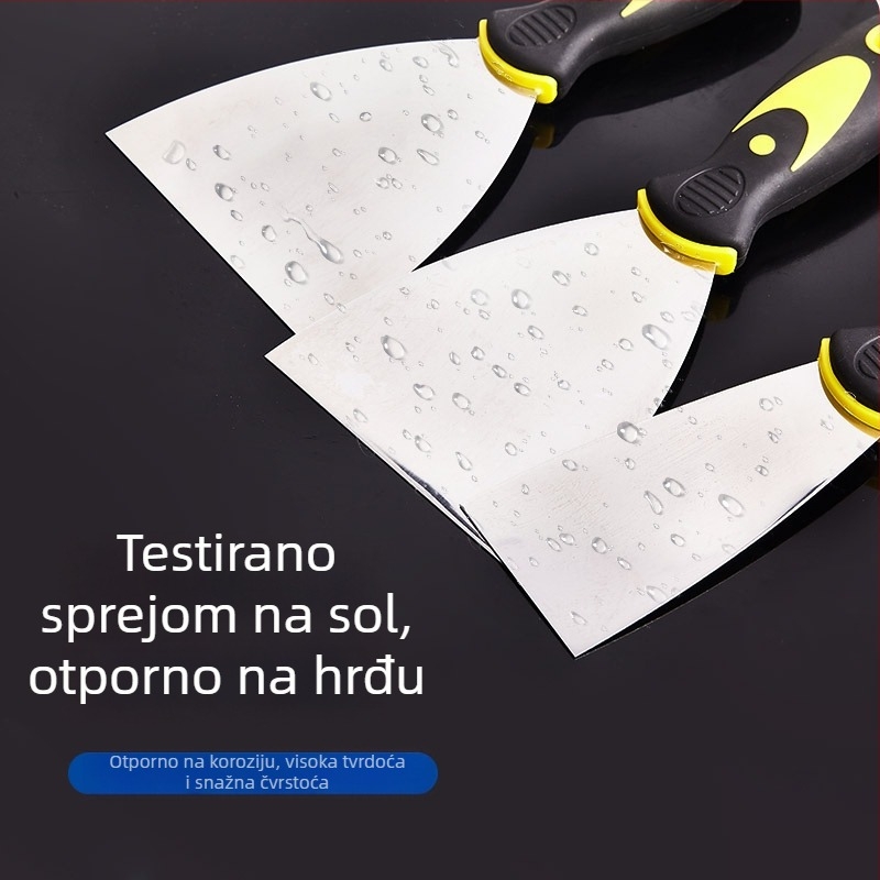 Špatula za kit s plastičnim držalom za skidanje kita i beljenje