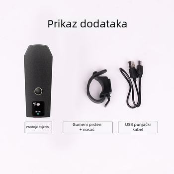Yiquan prednje svjetlo za bicikl za planinske i cestovne bicikle s inteligentnim senzorom svjetla za noćnu vožnju