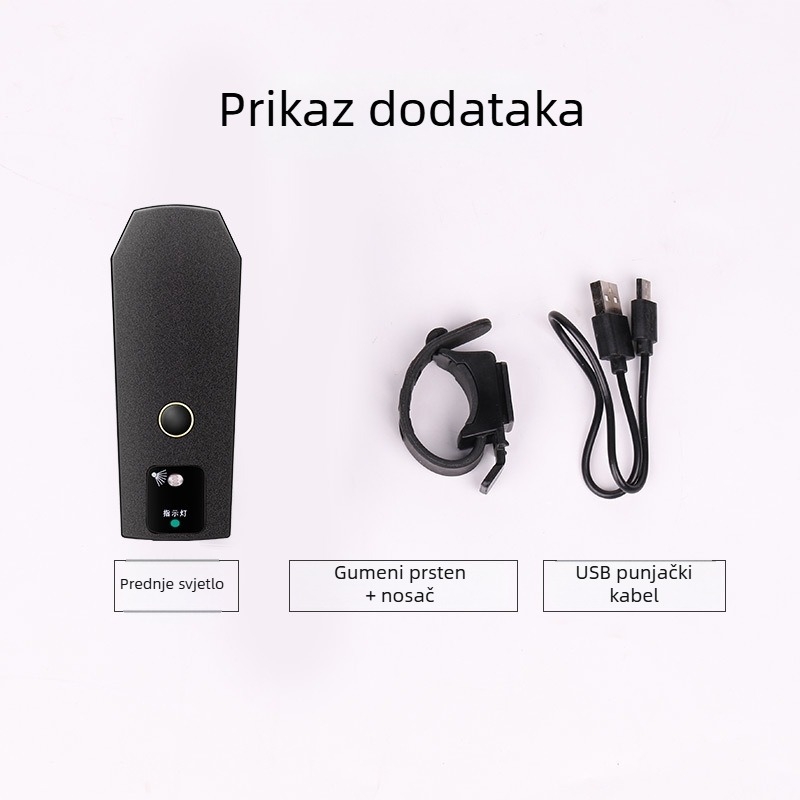 Yiquan prednje svjetlo za bicikl za planinske i cestovne bicikle s inteligentnim senzorom svjetla za noćnu vožnju