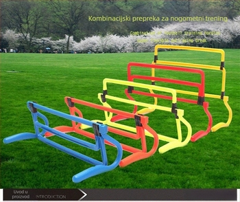 Nogometne prepreke za trening – odvojive, sklopive, s promjenjivom visinom | Materijal: ABS | Marka: Leap | Kategorija: Training Aids | Namijenjeno: Nogomet