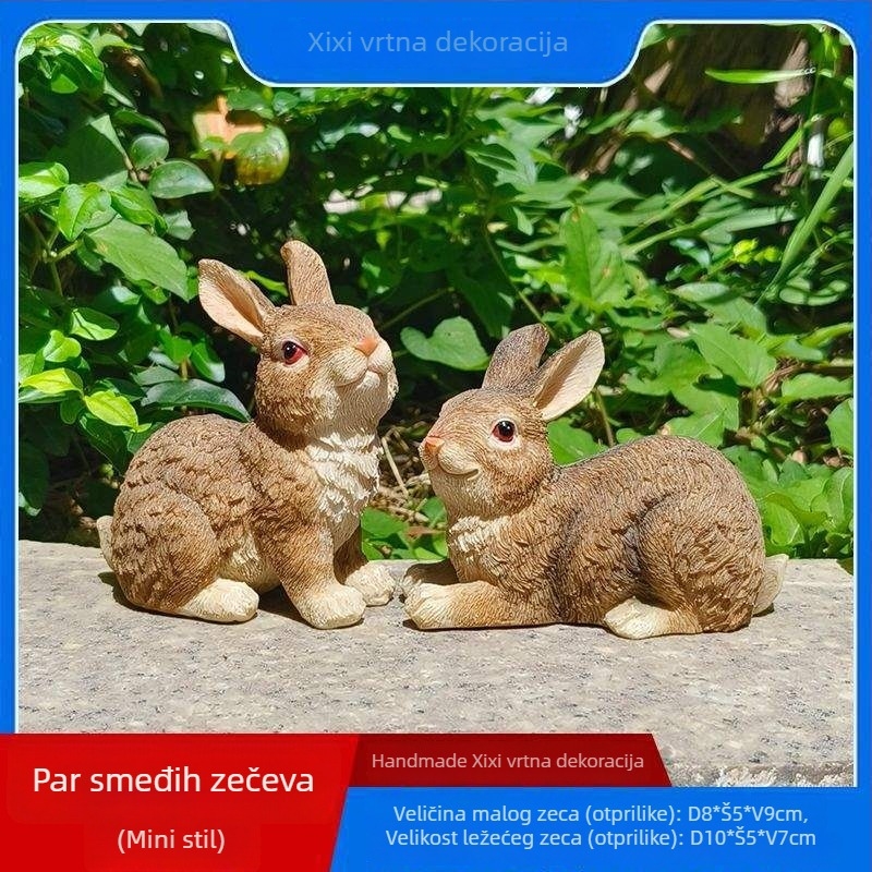 Figura od smole za vanjski vrt – gravirana izrada, ukras za dvorište, marka Xinfeng