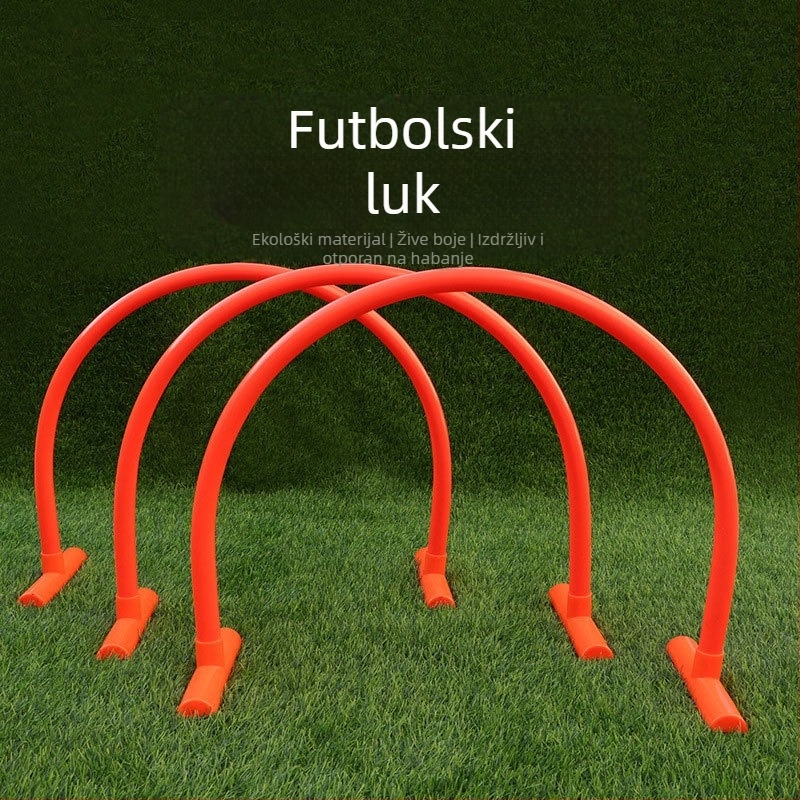 Nogometna prepreka-arka – Pokretna za trening u unutrašnjosti i vanjskom prostoru – Materijal: plastika – Marka: Minda – Podrijetlo: Yiwu