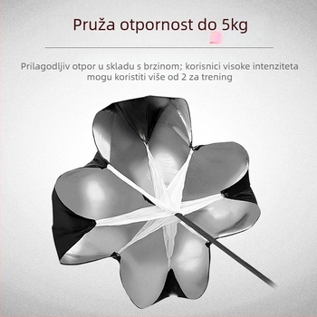 Otporni kišobran za treninge atletike – premazana tkanina, Thunder win card marka, pomoć za trening nogometa