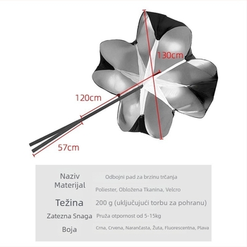 Otporni kišobran za treninge atletike – premazana tkanina, Thunder win card marka, pomoć za trening nogometa