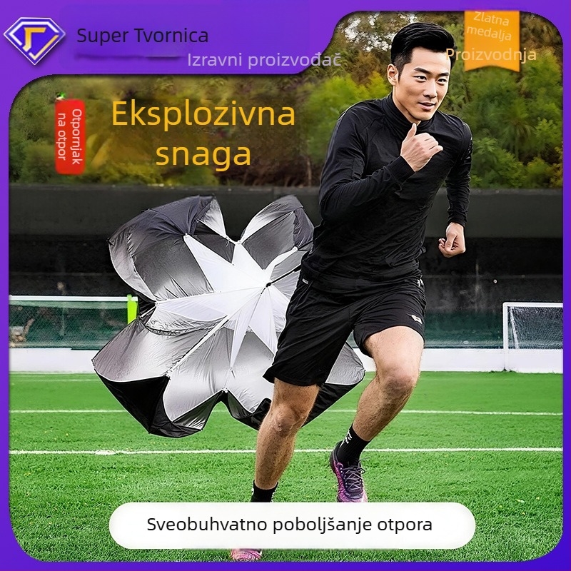 Otporni kišobran za treninge atletike – premazana tkanina, Thunder win card marka, pomoć za trening nogometa