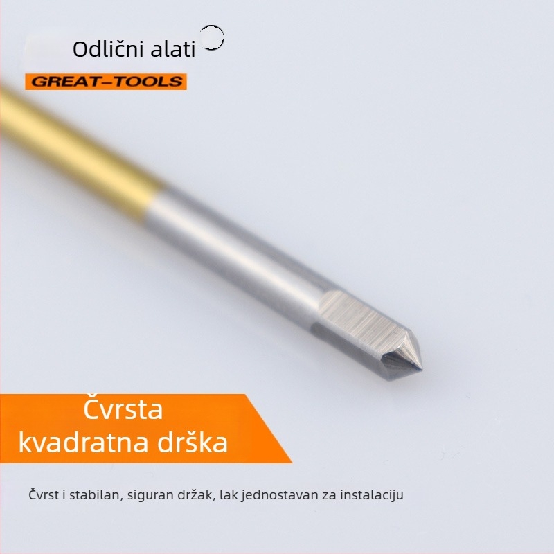 Kobalt sadržavajući produženi mali držač za narezivanje s spiralnim žlijebom za duboke otvore, nehrđajući čelik