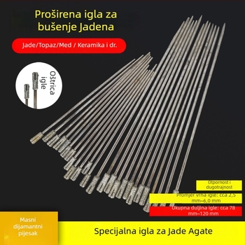 Prošireni dijamantni bušilica za jade, agat, kamen, staklo i keramiku
