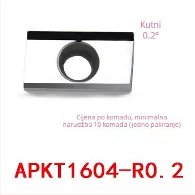 CNC aluminijska frezna umetka za obradu bakra i aluminija - APKT1604PDFR-MA, APKT1135PDER-MA, H01 | Zhuzhou