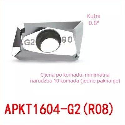 CNC aluminijska frezna umetka za obradu bakra i aluminija - APKT1604PDFR-MA, APKT1135PDER-MA, H01 | Zhuzhou