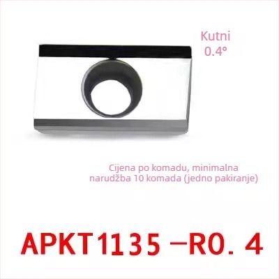 CNC aluminijska frezna umetka za obradu bakra i aluminija - APKT1604PDFR-MA, APKT1135PDER-MA, H01 | Zhuzhou