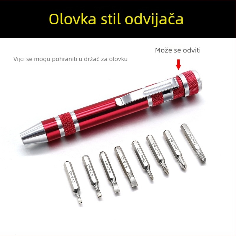 115-in-1 magnetni izolirani set odvijača za kućne, mobilne i računalne popravke i demontažu, od Ni-Cr čelika