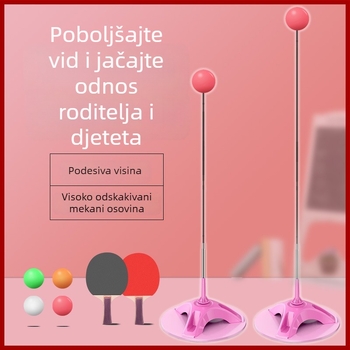 Trener stolnog tenisa za djecu – ABS materijal, otisnuto logo, mogućnost prilagodbe, licencirana privatna etiketa, pogodan za stolni tenis i druge igre s loptom