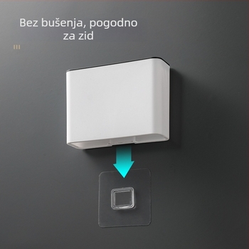 Zidni držač noževa za kuhinju, višefunkcionalan, bez bušenja, plastičan, zidni nosač, moderni minimalistički stil, Ming Ang