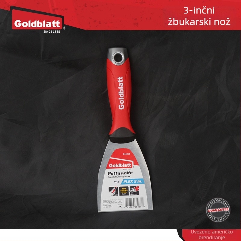 Goldblatt teški nož za špachtlu, debeli alat za špachtanje, plosnati nož za struganje boje sa zidova