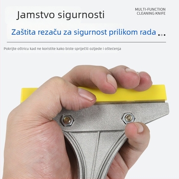 Kućna špatula za čišćenje: aluminijsko tijelo, model 22 dugačka cjevasta oštrica od nehrđajućeg čelika, serija 22