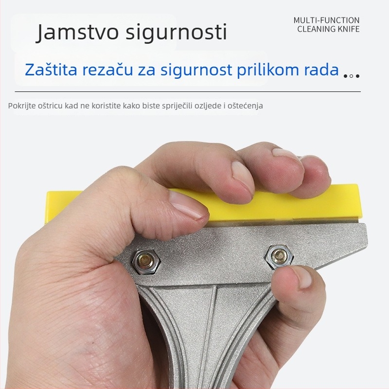 Kućna špatula za čišćenje: aluminijsko tijelo, model 22 dugačka cjevasta oštrica od nehrđajućeg čelika, serija 22
