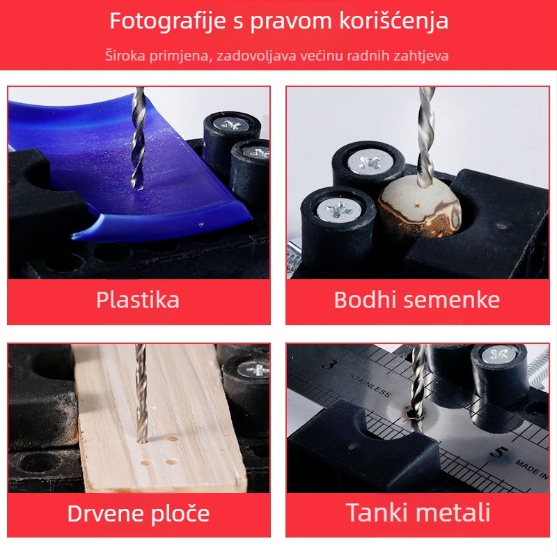 Porphyrin Mikro spirala bušilica s pravim osovinama za bušenje Rudraksha perli i bisera