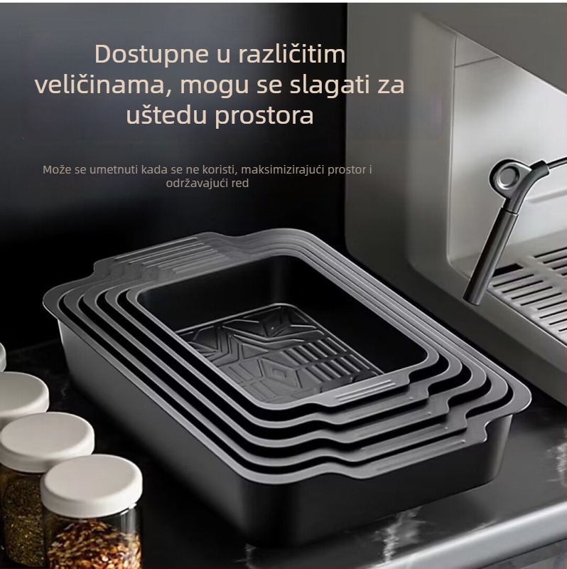 Ploča za roštilj za ribu od ugljičnog čelika, prugasti uzorak, kvadratni oblik, površina od jednog komada, nije pogodna za mikrovalnu pećnicu
