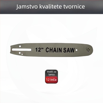 Vodič ploče lančane pile, plug-in dizajn, jednoručna upotreba, legura
