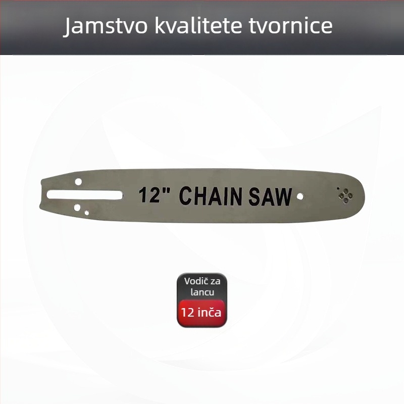 Vodič ploče lančane pile, plug-in dizajn, jednoručna upotreba, legura
