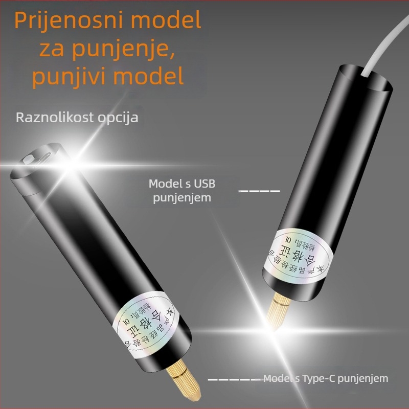 Električni ručni brus za graviranje žada i drva, komplet, snažan, bezstupanjska regulacija brzine, mrežno napajanje, 3.7V (3.7–5V)