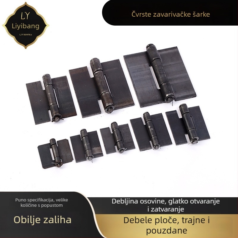 Obična debela šarka od željeza, završna obrada: željezo, model 70.90.120.150.180.200, stil: moderni minimalizam