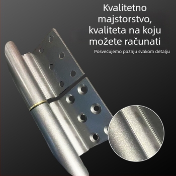 Zhengrong nehrđajući čelični šarki, debljina 3,5 mm, elektroplatirani završetak s teksturom žice, pogodno za sve vrste vrata