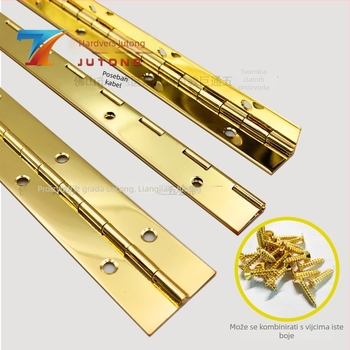 Jutong nehrđajući čelični šark za klavir, duga šarka, model JTPH-3010, završna obrada površine: elektroforetsko premazivanje