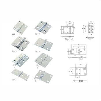 Industrijska šarka SR5420 od nehrđajućeg čelika 304, kvadratna, tiho otvaranje, model 1284313, Essentra