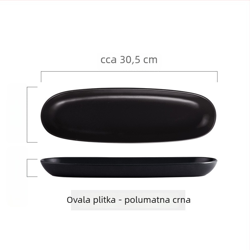 Porcelanski tanjur nepravilnog oblika, za sushi i sashimi, mikrovalno siguran, stil Novi kineski stil, kvaliteta prvog reda