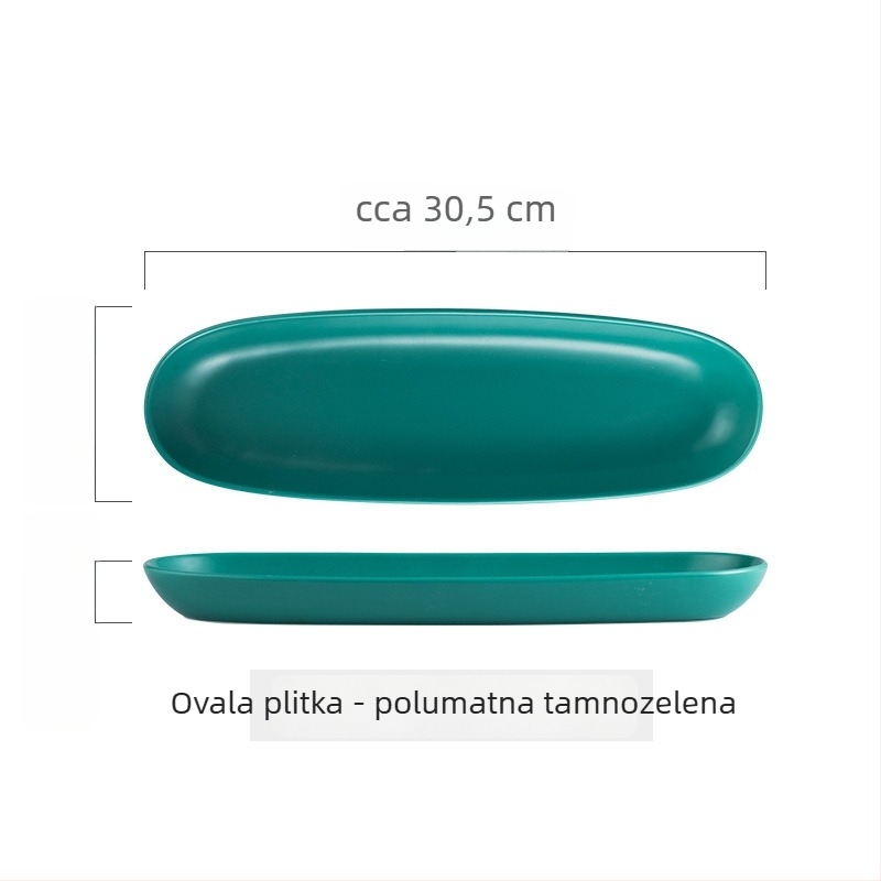 Porcelanski tanjur nepravilnog oblika, za sushi i sashimi, mikrovalno siguran, stil Novi kineski stil, kvaliteta prvog reda