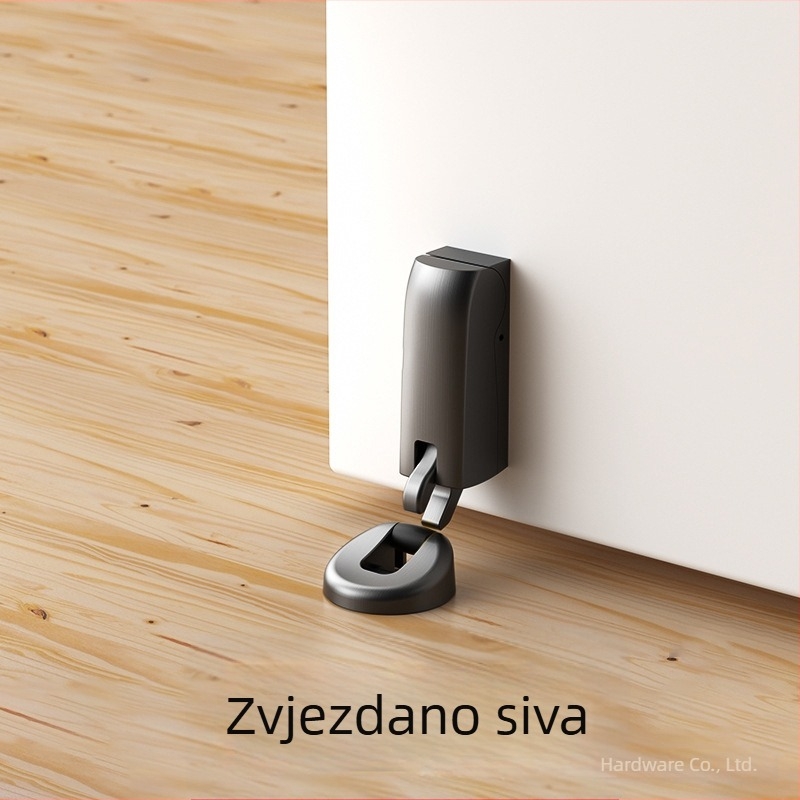 SITANG Utljač vrata s hidrauličkim tlumenjem, podno montaža, cinkova legura, sprej prevlaka, ručni upravljač, moderan stil