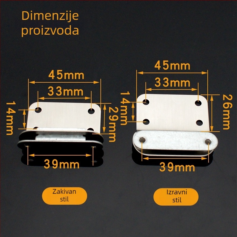 Magnetski dodatak za mrežna vrata – 304 nehrđajući čelik, pravilan ili zakrivljen model, montaža na zid, završna obrada žično vučena, automatsko upravljanje