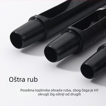 HY Kružni probijač za kožu – alat za izradu kožnih proizvoda, probijač za remenje, anti-korozijski premaz