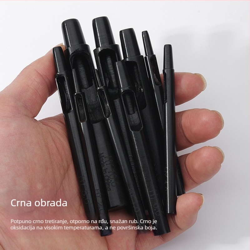 HY Kružni probijač za kožu – alat za izradu kožnih proizvoda, probijač za remenje, anti-korozijski premaz