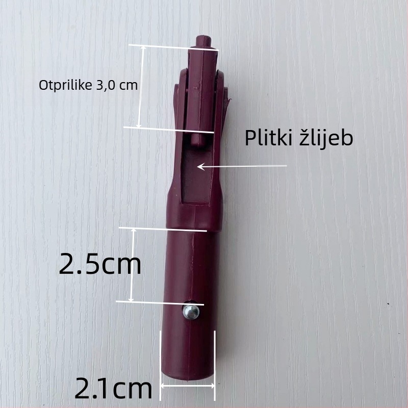 Vijčani univerzalni spoj za mop — plastična i metalna osovina, marka Ring gold, materijal sandalwood