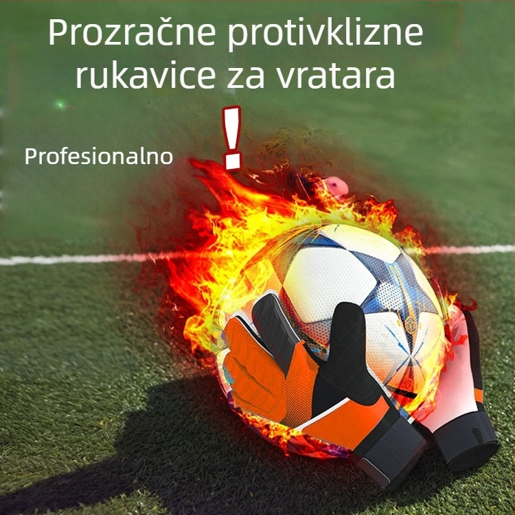 Nogometne golmanske rukavice – prozračne, otporne na habanje, protuklizne – za trening nogometaša, unisex, Kaiwei, PU, šifra 0930