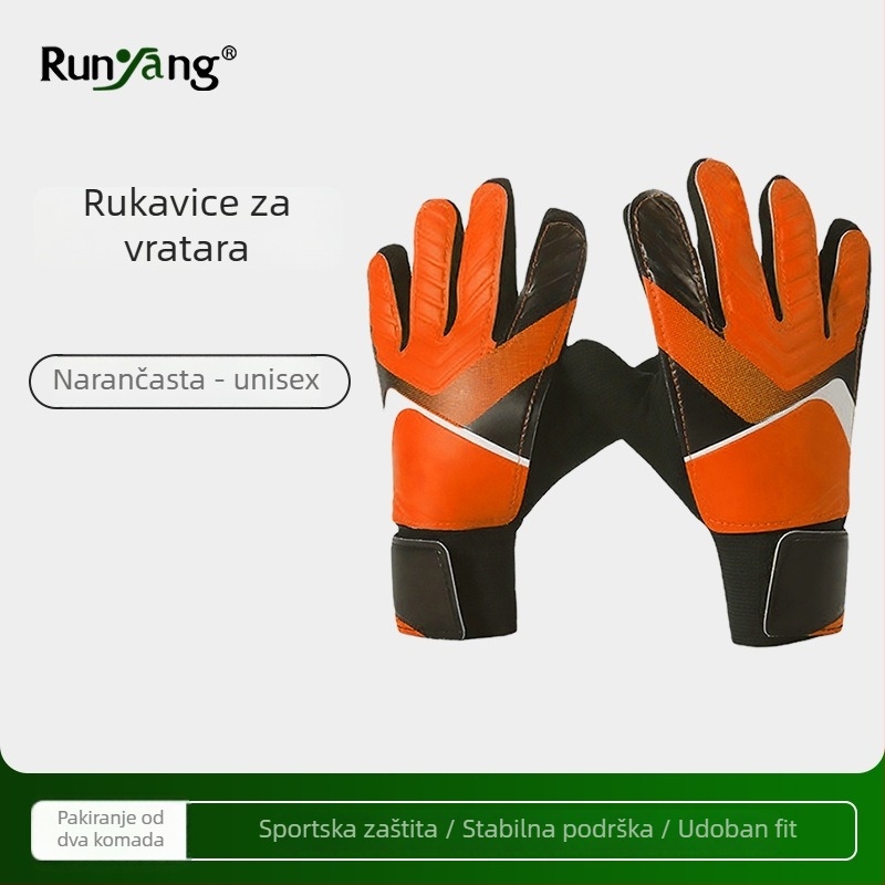 Nogometne golmanske rukavice – prozračne, otporne na habanje, protuklizne – za trening nogometaša, unisex, Kaiwei, PU, šifra 0930