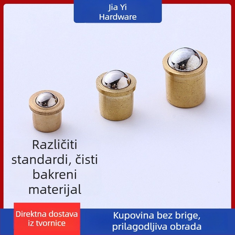 Bakrene dodirne perle za vrata, zidna montaža, model Copper touch beads, novokineski stil