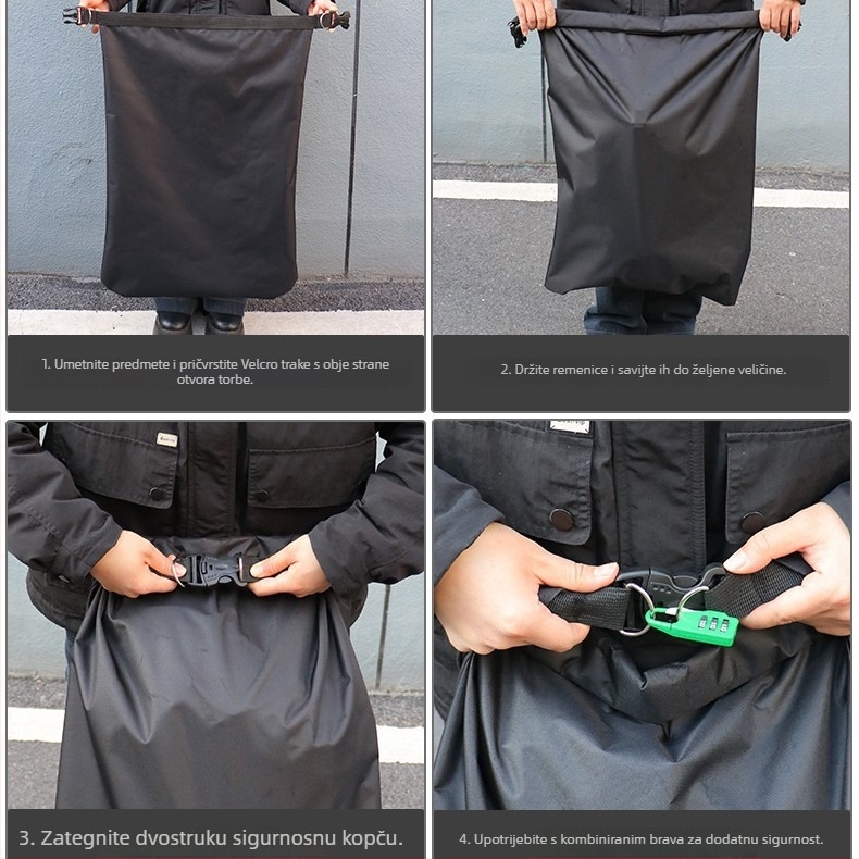 Torba za kacigu za bicikl, Oxford tkanina, vodootporna i otporna na prašinu, kapacitet 4 (Model: Oxford Fabric Helmet Bag)