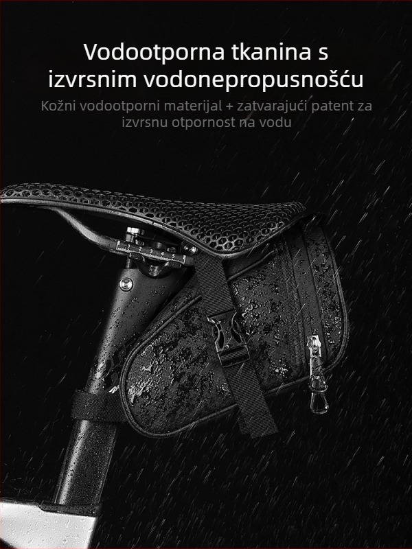 Zadnja torba za bicikl s prijenosnim mini setom alata za MTB i cestovne bicikle (Materijal: poliester; Marka: Yiquan; Funkcija: skladištenje; Podrijetlo: Kina)