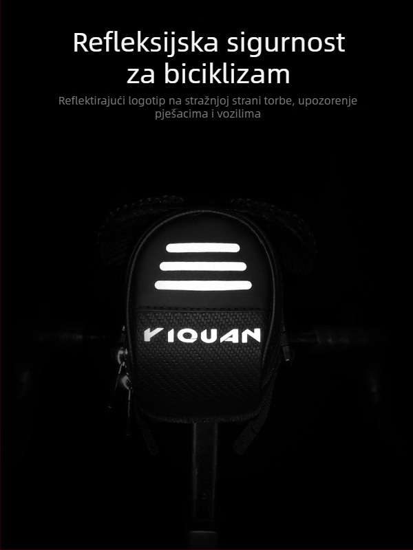 Zadnja torba za bicikl s prijenosnim mini setom alata za MTB i cestovne bicikle (Materijal: poliester; Marka: Yiquan; Funkcija: skladištenje; Podrijetlo: Kina)