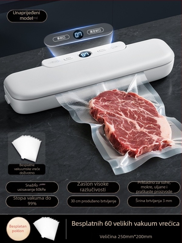 Luyao vakuumski stroj za vrećice hrane — Luyao, kućna upotreba, vakuumsko pakiranje za očuvanje svježine