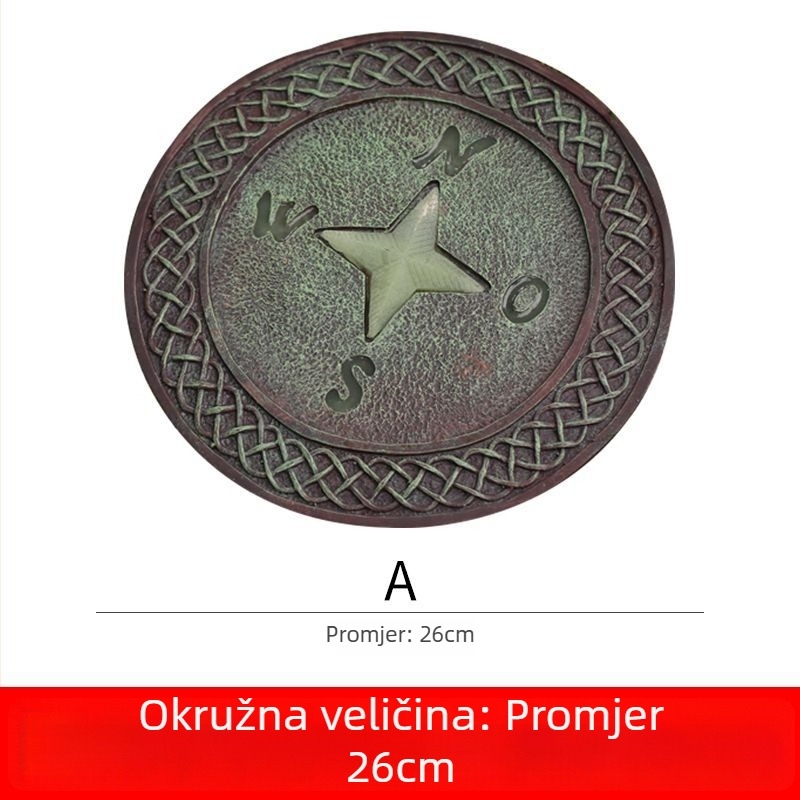 Rui Last smolni vrtni ukras — stojni kamen za stazu u dvorištu, ukras od smole, kartonsko pakiranje