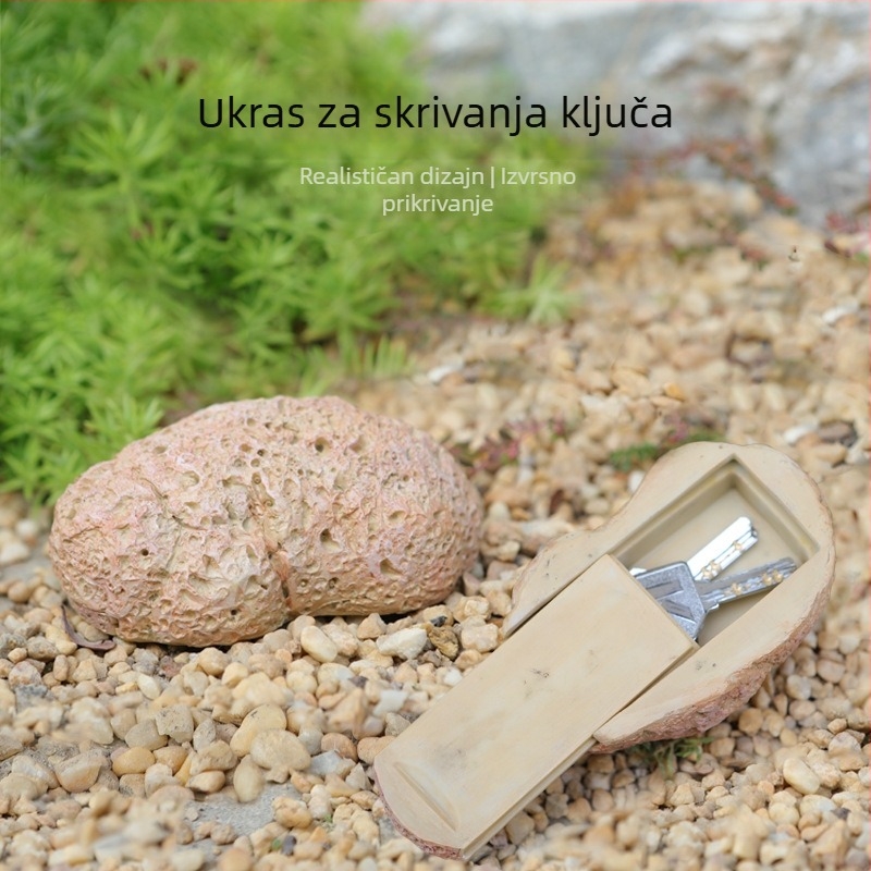Ukras za pohranu ključeva, pastoralni stil, sintetička smola, spreman za dar