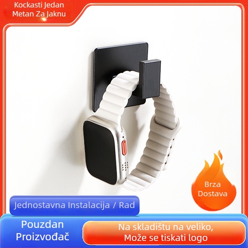 Zidni set kuka od aluminija, završna plastika u spreju, moderni minimalistički stil, težina 20 g, za kapute, ručnike i torbe