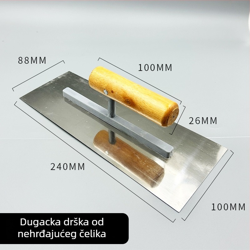 Špatula za žbukanje – višenamjenski alat za cementnu žbuku, kit i diatomitnu maltu (Marka: Ne; Primjena: Žbukanje; Debljina: 1)