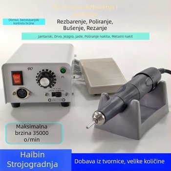 Stroj za graviranje i poliranje za nakit, jade i drvo; napajanje preko mreže; napon AC jednofazni i DC do 50V; pogodan za graviranje, poliranje i manikuru