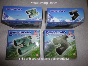 Dječji binokli, model 635 igraći teleskop, povećanje 2–4x, vidno polje 8 m–500 m