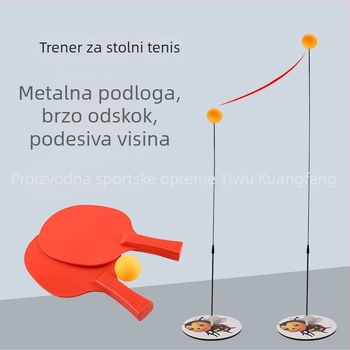 Trener stolnog tenisa za unutarnju upotrebu — interaktivno obiteljsko vježbanje, samostalna praksa, PP materijal, prilagodljivo, mogućnost privatne oznake